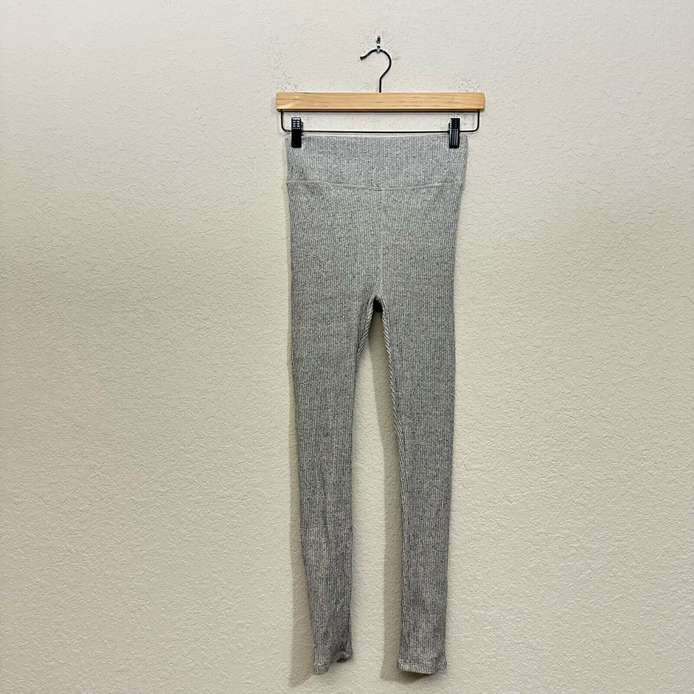 MADEWELL MWL Superribbed High-Rise 25" Leggings #162335 Marled Grey
